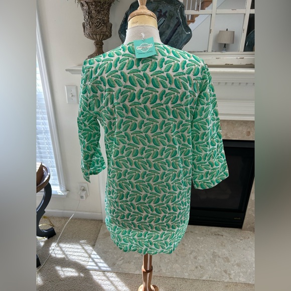NWT Charleston Shoe Tropical Palm Print Tunic - Picture 7 of 9